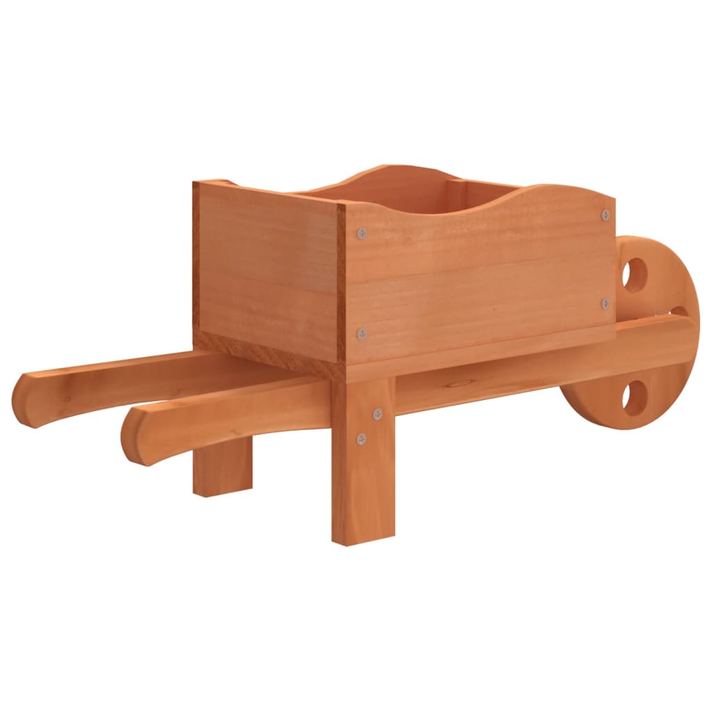 Planters Wheelbarrow Design 2 pcs. 47x15x19 cm Solid Wood