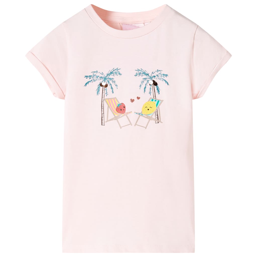 children's T-shirt soft pink 104 children's T-shirt soft pink 116 children's T-shirt soft pink