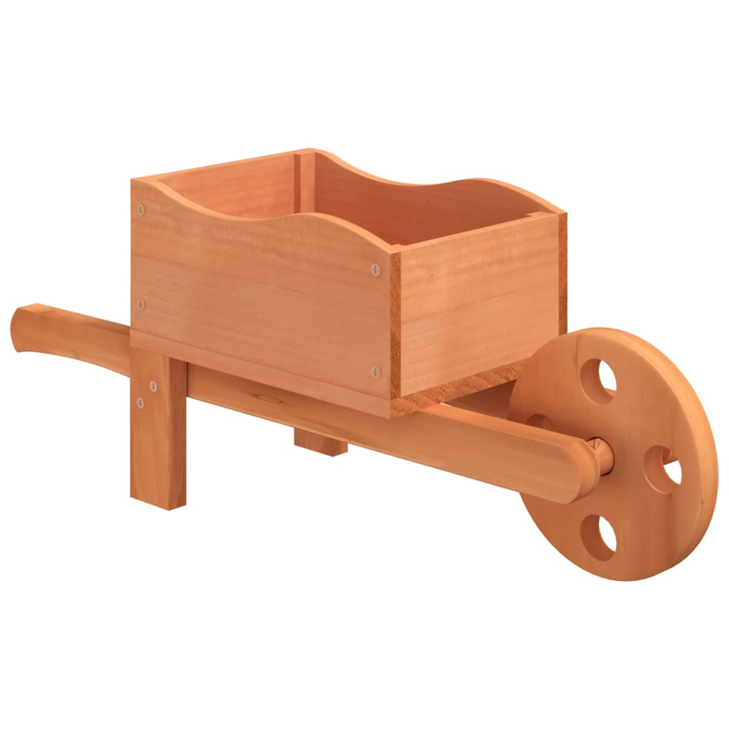 Planters Wheelbarrow Design 2 pcs. 47x15x19 cm Solid Wood