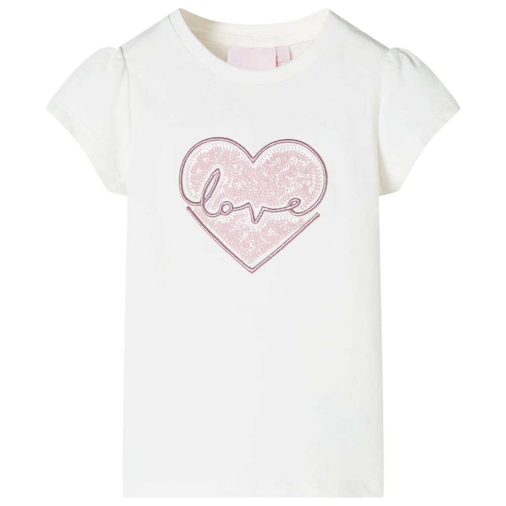 children's T-shirt Ecru 104 children's T-shirt Ecru 116 children's T-shirt Ecru