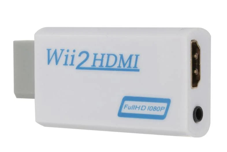 WII To HDMI Adapter  Full HD 1080P WII To HDMI Wii 2 HDTV Converter Wii To HDMI Adapter 3.5mm Audio for HDTV Monitor Display PC