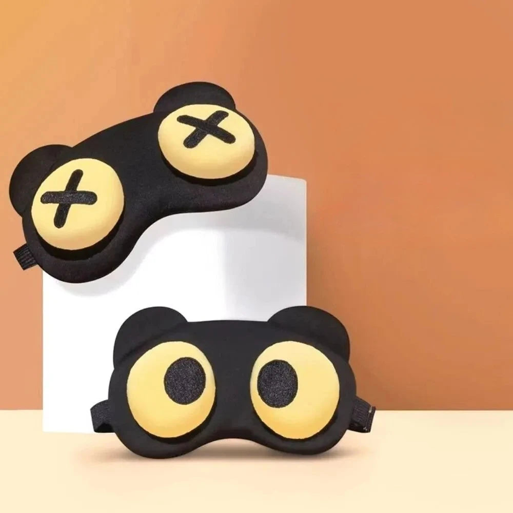 Cute eye masks, creative sleep eye masks, light-blocking midday rest eye masks, and eye fatigue relief eye masks