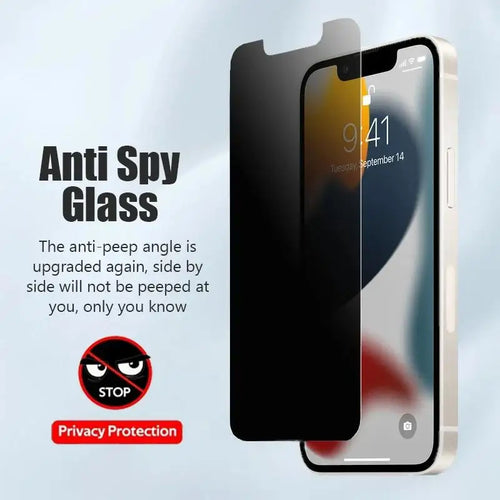 3PCS Anti-Spy Glass for IPhone 17 16 15 14 13 12 11 Pro Max Privacy Screen Protector for IPhone 13Mini 14Plus 14Pro Glass 15 16e