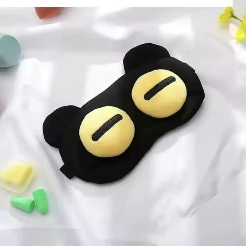 Cute eye masks, creative sleep eye masks, light-blocking midday rest eye masks, and eye fatigue relief eye masks