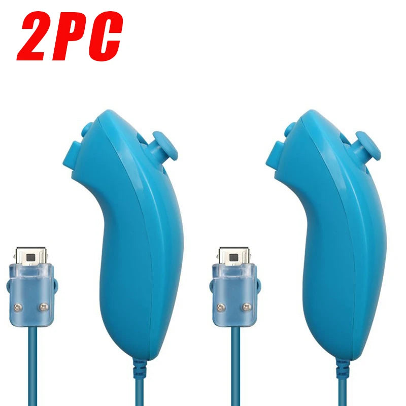 Compatible with Nintendo Wii & Wii U Game Gamepads Nunchuck Controller Joystick Gamepad Replacement for wii Nunchuck Controller