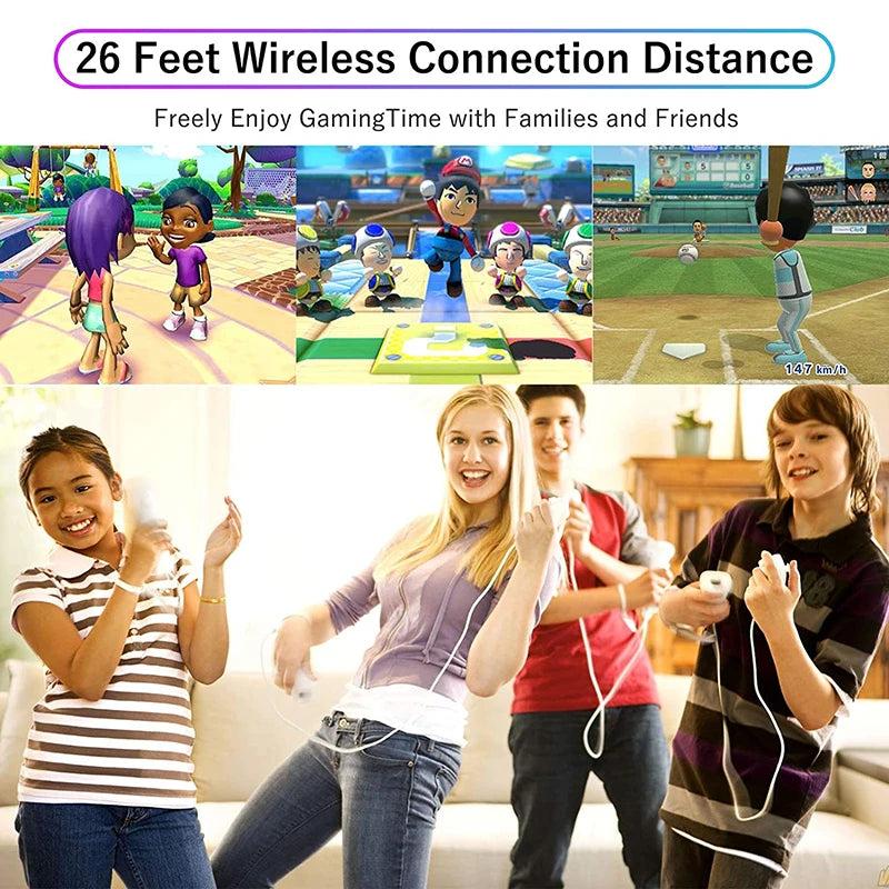 2PCS Controller for Wii Remote Controller Gamepad with Motion Plus For Ninetend Wii/Wii U Wireless Gamepad for Wii Games Console