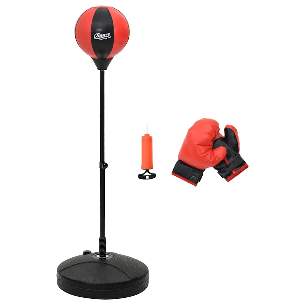 Punching Ball with Stand, Gloves & Pump 81-122 cm