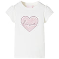 children's T-shirt Ecru 104 children's T-shirt Ecru 116 children's T-shirt Ecru