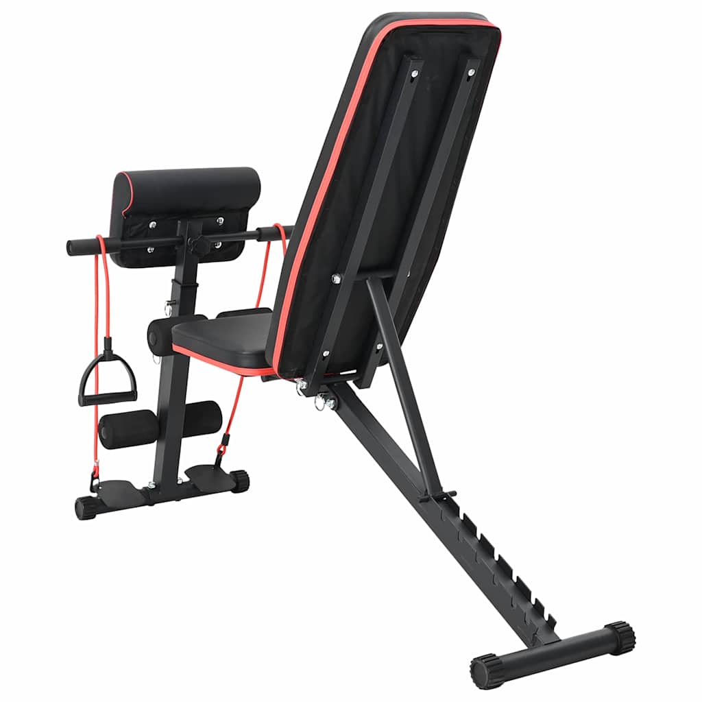 Weight Bench Black 132 x 54 x 100 cm Steel