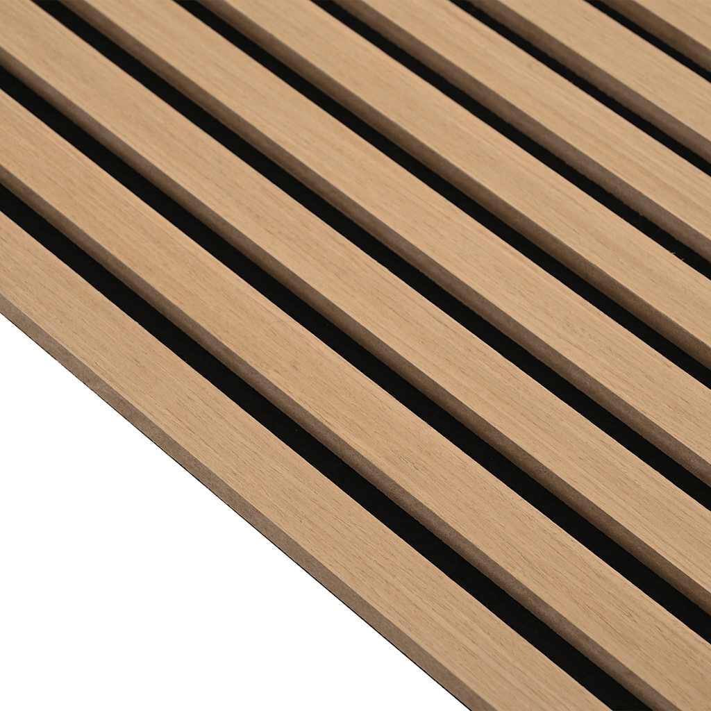 Acoustic Wall Panels, 2 pieces, 60 mm slats, oak veneer